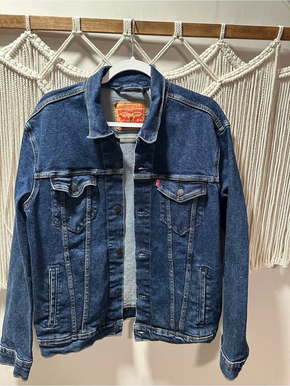 Levi's Classic Blue Denim Trucker Jacket